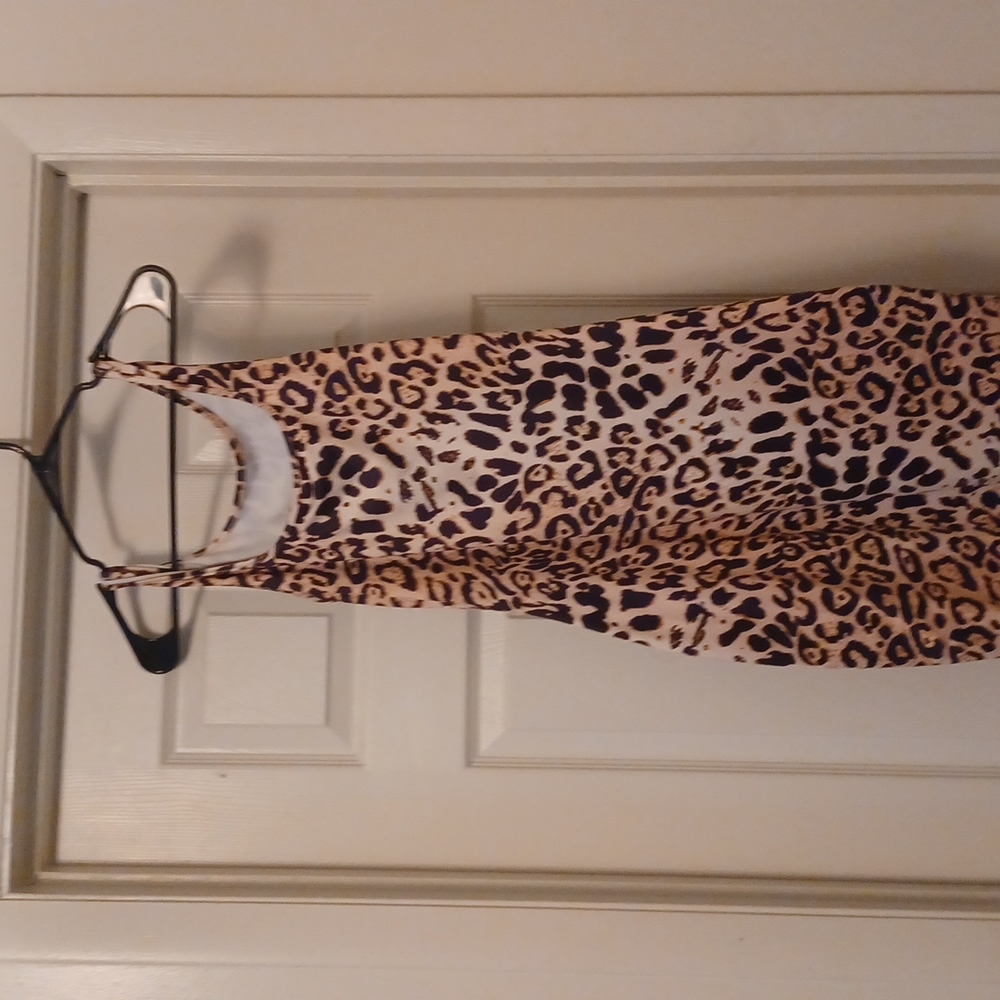 Cheetah print dress